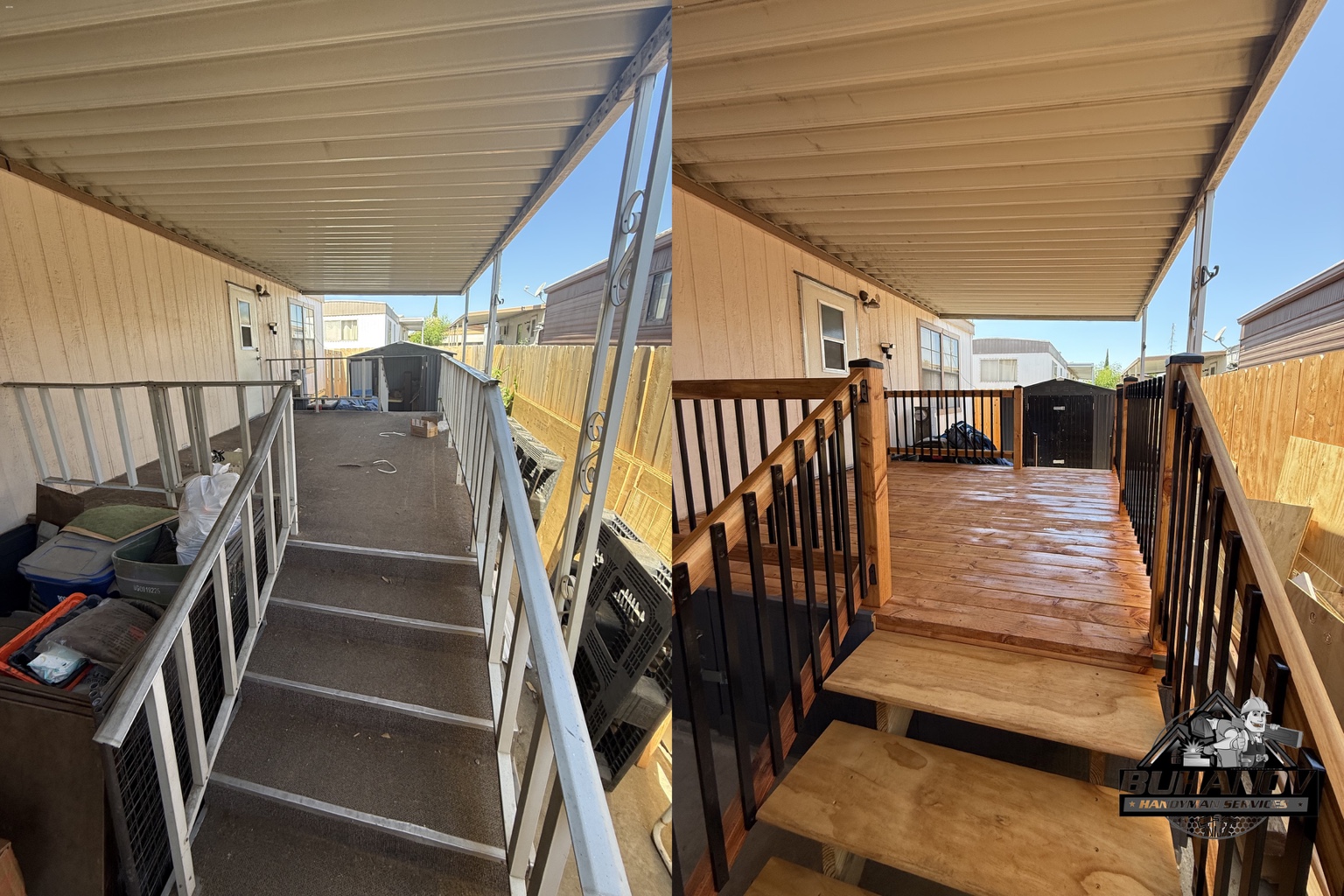 Entry Deck & Stairs Rebuild 1